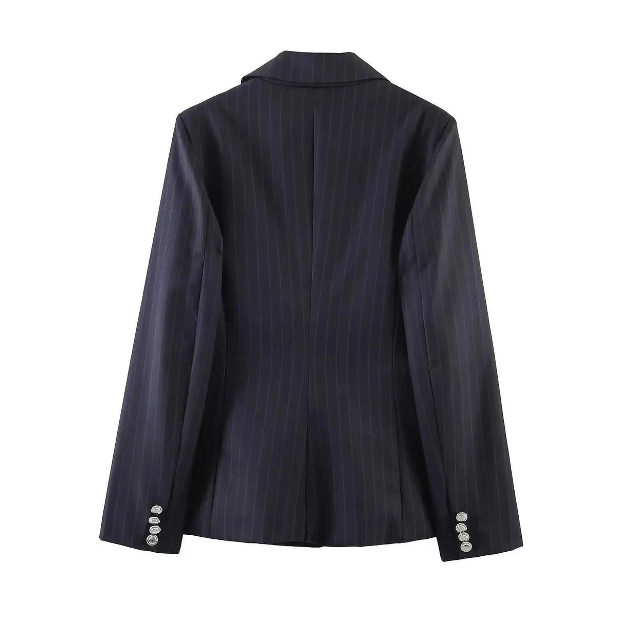 Women's Jacket Dark Navy Pinstripe BYMANYC ® New York WALL STREET PINSTRIPE TAILORED BLAZER - New Collection