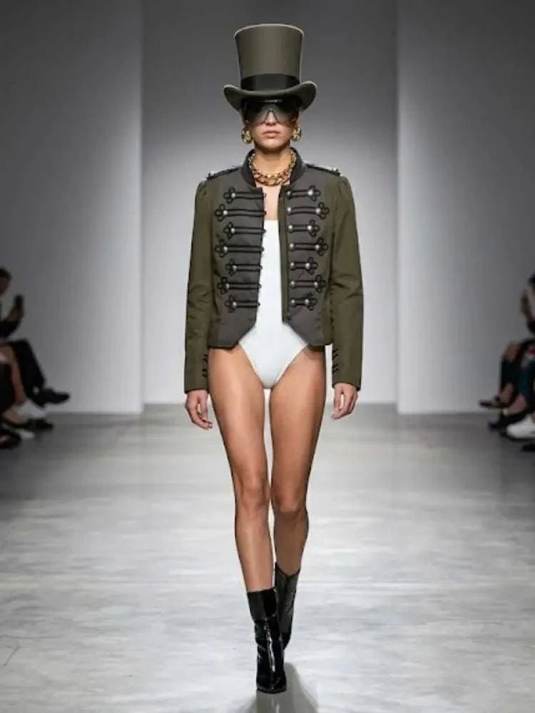 WOMEN'S JACKET MADISON AVENUE STREETSTYLE New Collection Fashion Week BYMANYC ® New York