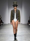 WOMEN'S JACKET MADISON AVENUE STREETSTYLE New Collection Fashion Week BYMANYC ® New York