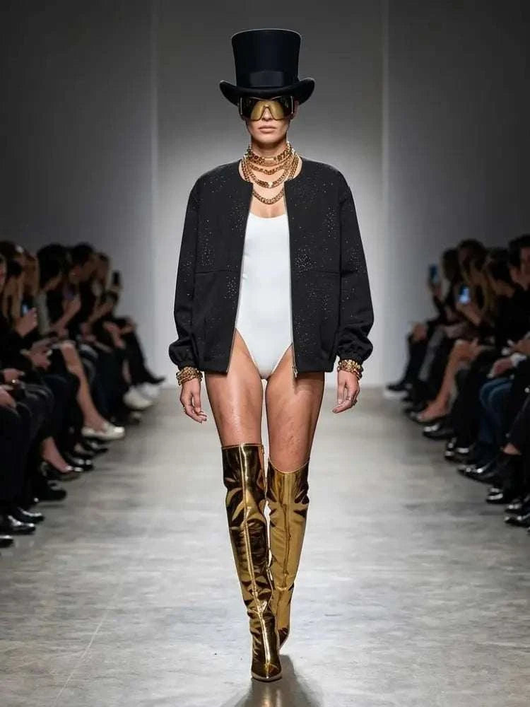 WOMEN'S JACKET TRIBECA AVANT-GARDE New Collection Fashion Week BYMANYC ® New York
