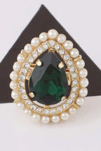 Women's Jeweled Rhinestone Ring BYMANYC ® New York CONTEMPORARY VIBRANT MODERN JEWELRY - New Collection