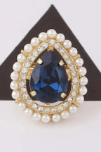 Women's Jeweled Rhinestone Ring BYMANYC ® New York CONTEMPORARY VIBRANT MODERN JEWELRY - New Collection