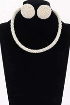Women's Jewelry Set Choker BYMANYC ® New York HUDSON BEADED - New Collection