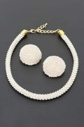 Women's Jewelry Set Choker BYMANYC ® New York HUDSON BEADED - New Collection