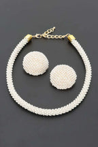 Women's Jewelry Set Choker BYMANYC ® New York HUDSON BEADED - New Collection