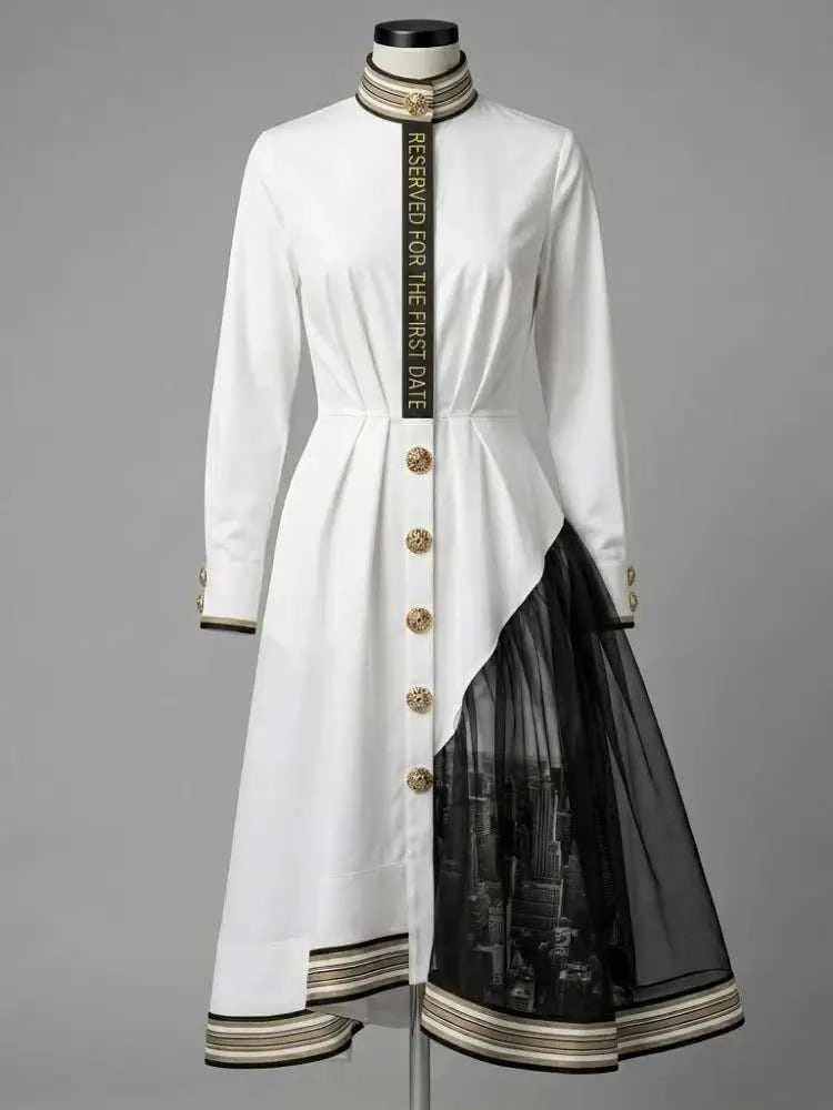 Women's Limited Edition FIFTH AVENUE Shirt Dress | GARMENT DISTRICT Collection | BYMANYC ® New York