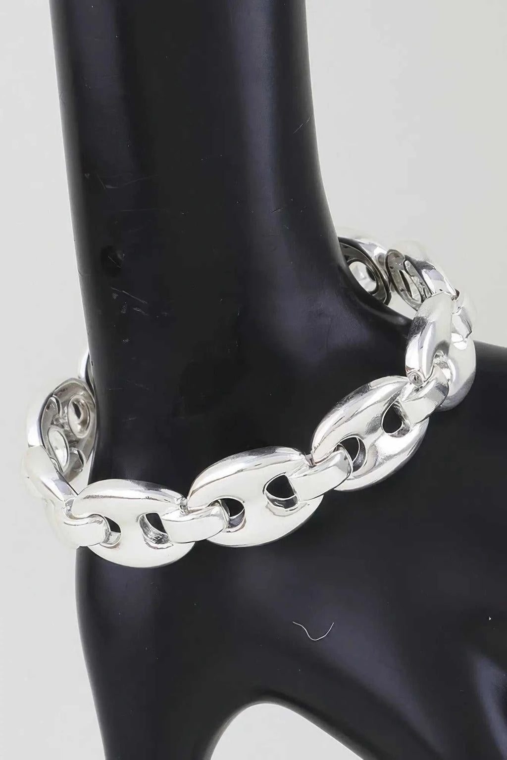 Women's Link Bracelet Polished Mariner Chain BYMANYC ® New York NAUTICAL STATEMENT BRACELET - New Collection