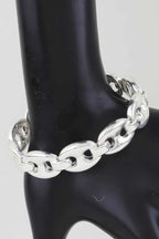 Women's Link Bracelet Polished Mariner Chain BYMANYC ® New York NAUTICAL STATEMENT BRACELET - New Collection