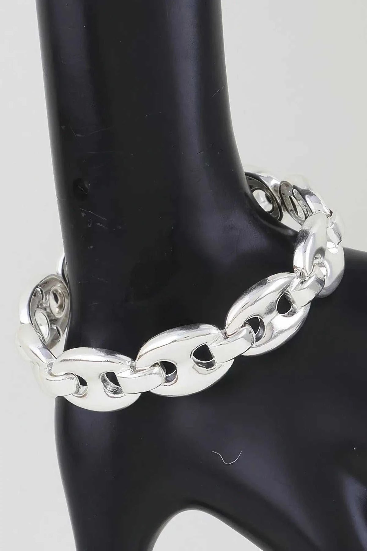 Women's Link Bracelet Polished Mariner Chain BYMANYC ® New York NAUTICAL STATEMENT BRACELET - New Collection