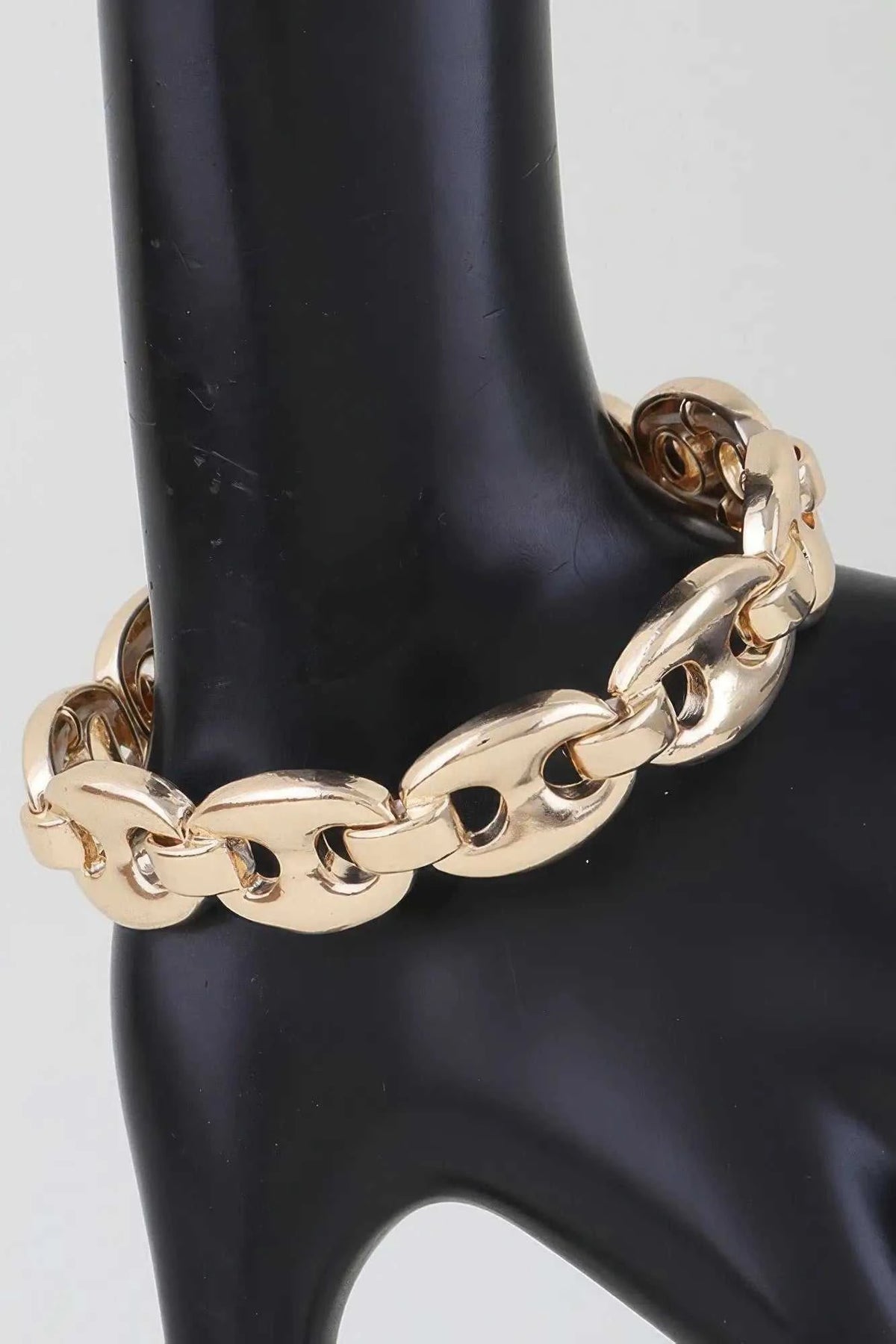 Women's Link Bracelet Polished Mariner Chain BYMANYC ® New York NAUTICAL STATEMENT BRACELET - New Collection