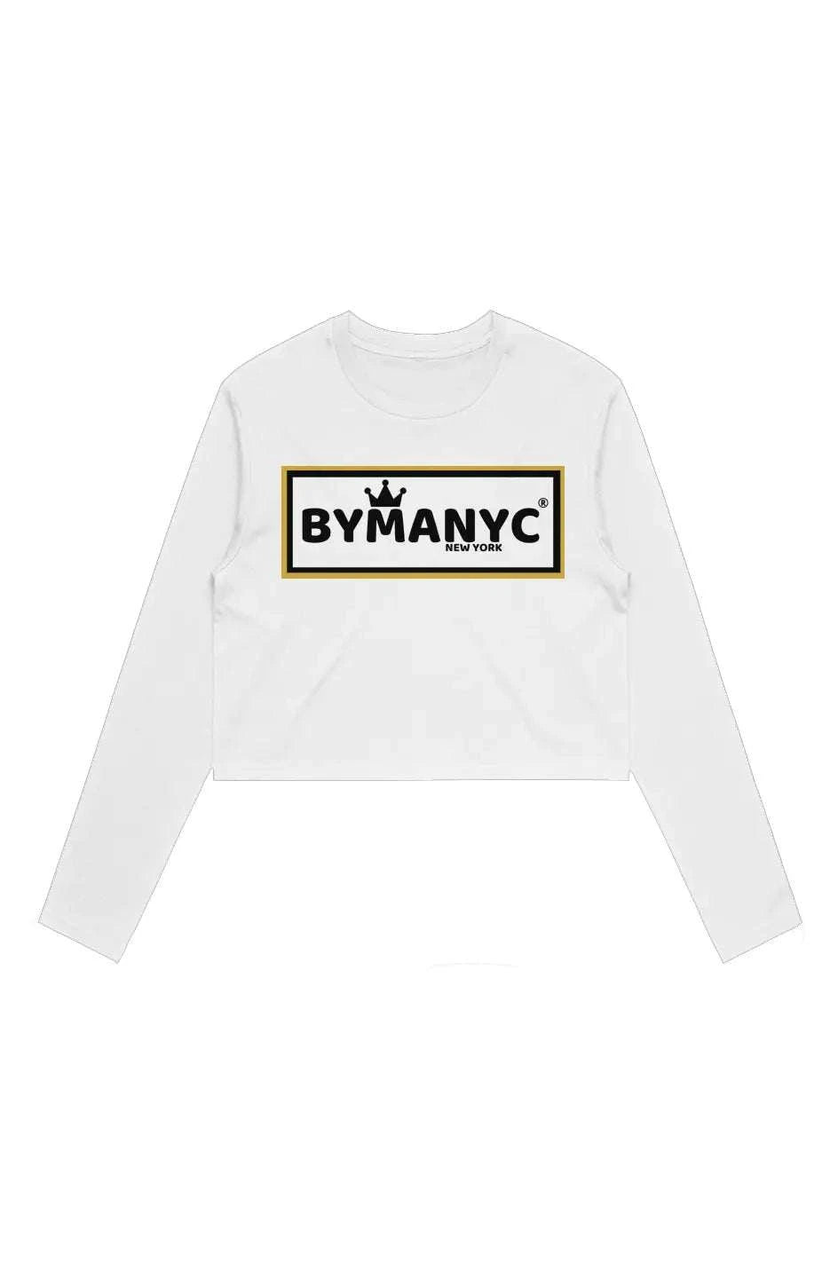 Women's Long Sleeve Crop Tee BYMANYC New York SOHO CROP L S New Collection