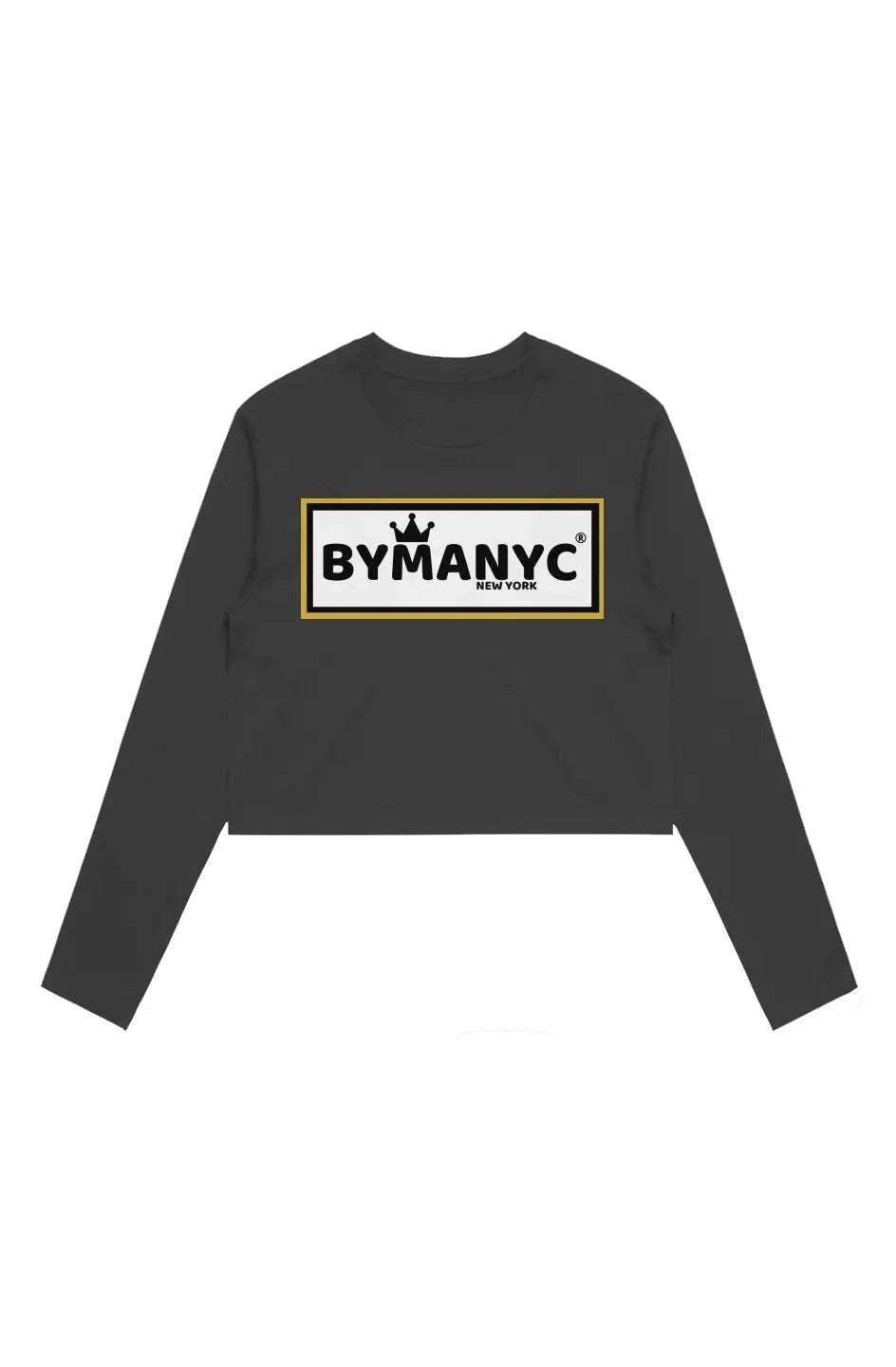 Women's Long Sleeve Crop Tee BYMANYC New York SOHO CROP L S New Collection