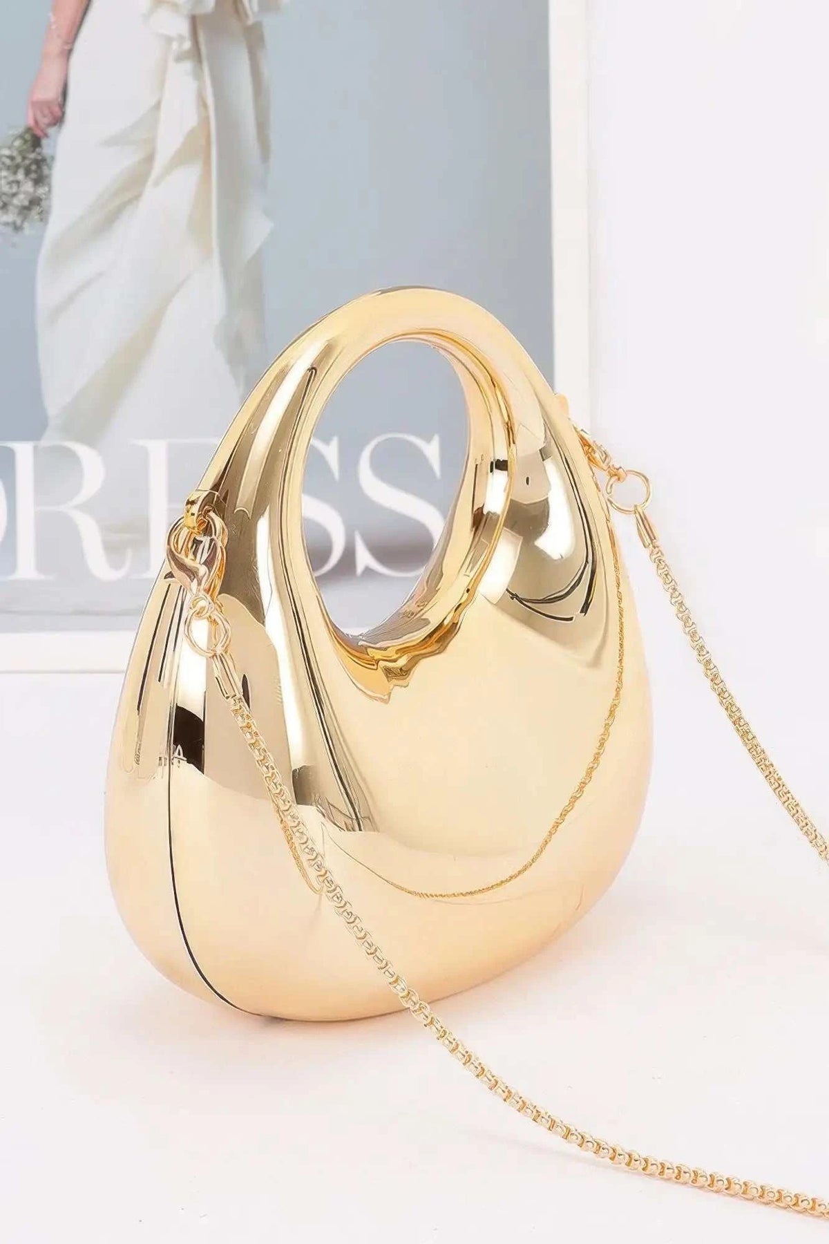Women's Mini Bag Acrylic BYMANYC ® New York CONTEMPORARY CLEAR STRUCTURED PURSE - New Collection