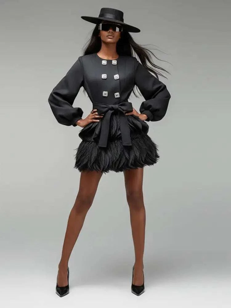 Women's Mini Party Dress UPPER EAST SIDE NYFW New Colecction BYMANYC ® New York