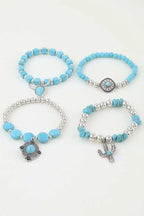 Women's Multi Antique Charm Beaded Bracelet BYMANYC ® New York CONTEMPORARY VIBRANT MODERN JEWELRY - New Collection