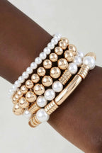 Women's Multi Crystal Beaded Bracelet BYMANYC ® New York CONTEMPORARY VIBRANT MODERN JEWELRY - New Collection