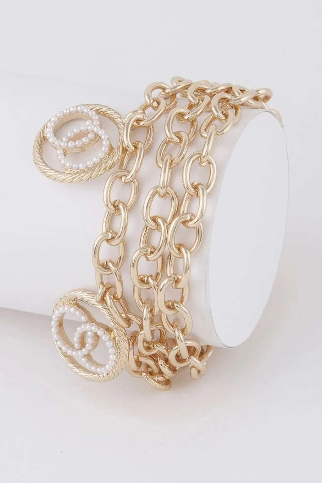 Women's Multi OO Charm Bracelet BYMANYC ® New York CONTEMPORARY VIBRANT MODERN JEWELRY - New Collection
