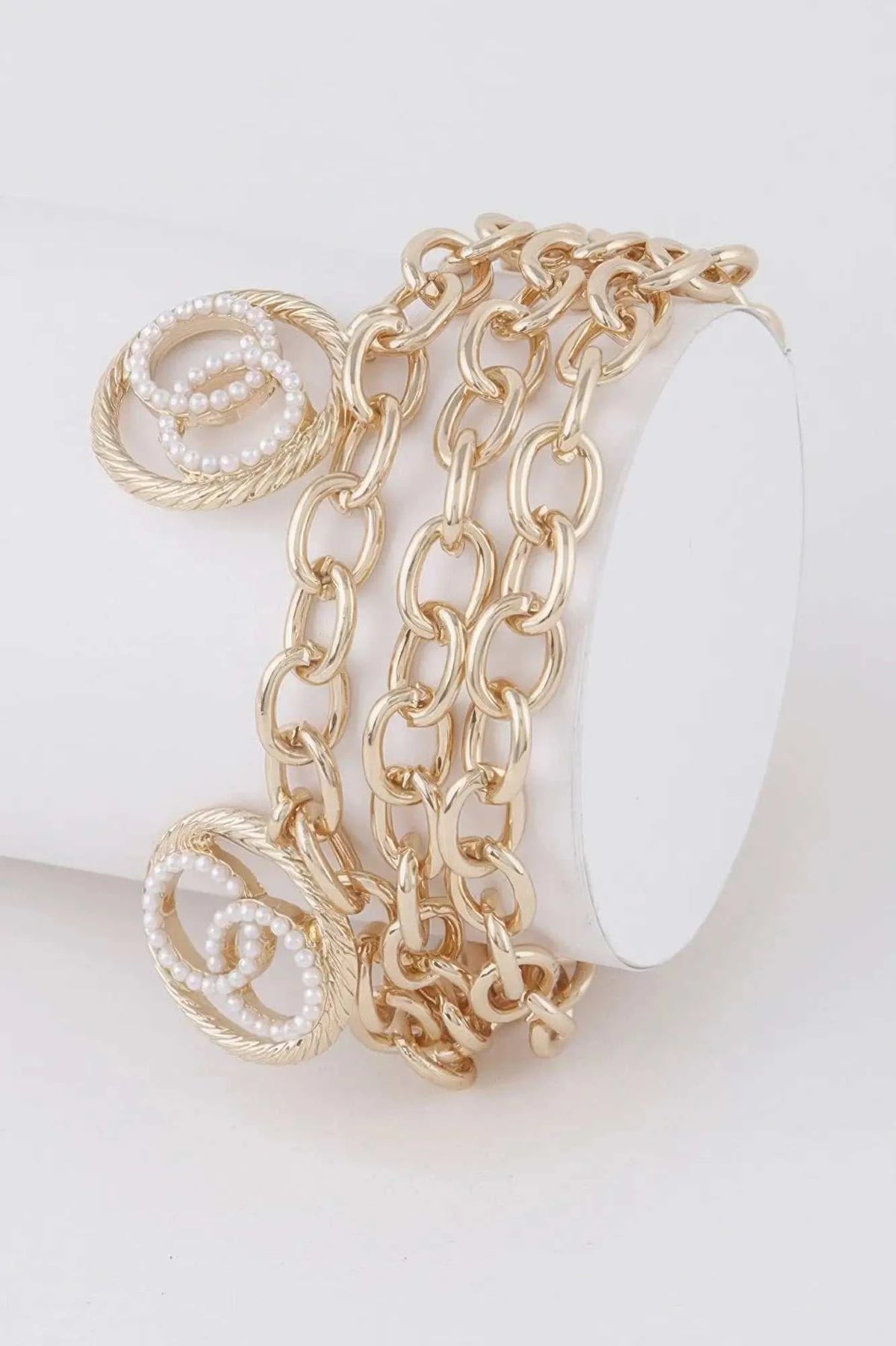 Women's Multi OO Charm Bracelet BYMANYC ® New York CONTEMPORARY VIBRANT MODERN JEWELRY - New Collection