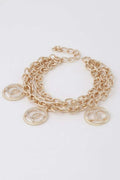Women's Multi OO Charm Bracelet BYMANYC ® New York CONTEMPORARY VIBRANT MODERN JEWELRY - New Collection