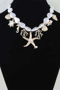 Women's Necklace Beaded Charms BYMANYC ® New York HAMPTONS UNDER THE SEA - New Collection
