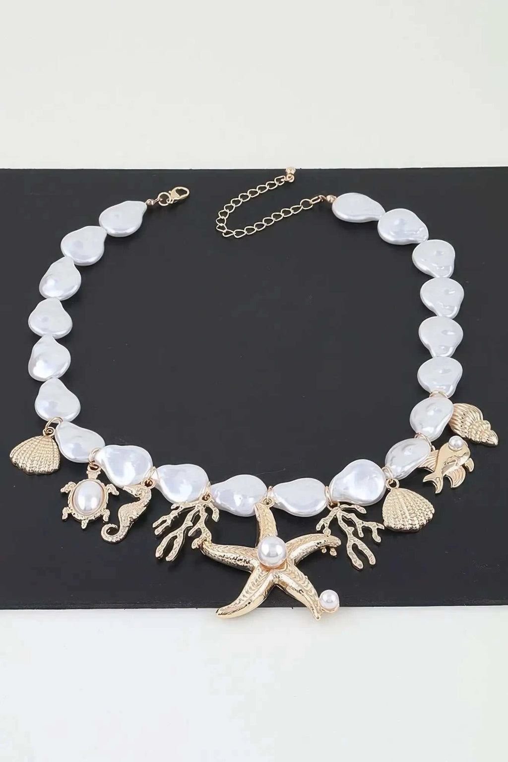 Women's Necklace Beaded Charms BYMANYC ® New York HAMPTONS UNDER THE SEA - New Collection