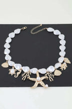 Women's Necklace Beaded Charms BYMANYC ® New York HAMPTONS UNDER THE SEA - New Collection