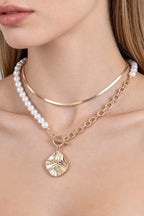 Women's Necklace Multi-Strand BYMANYC ® New York MADISON HAMMERED - New Collection - Maven Couture IncJEWERLY