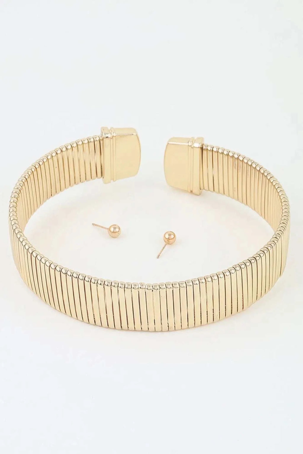 Women's Necklace Set Choker BYMANYC ® New York MADISON CUBIC BAR - New Collection