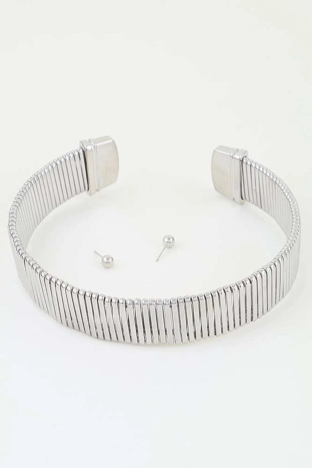 Women's Necklace Set Choker BYMANYC ® New York MADISON CUBIC BAR - New Collection
