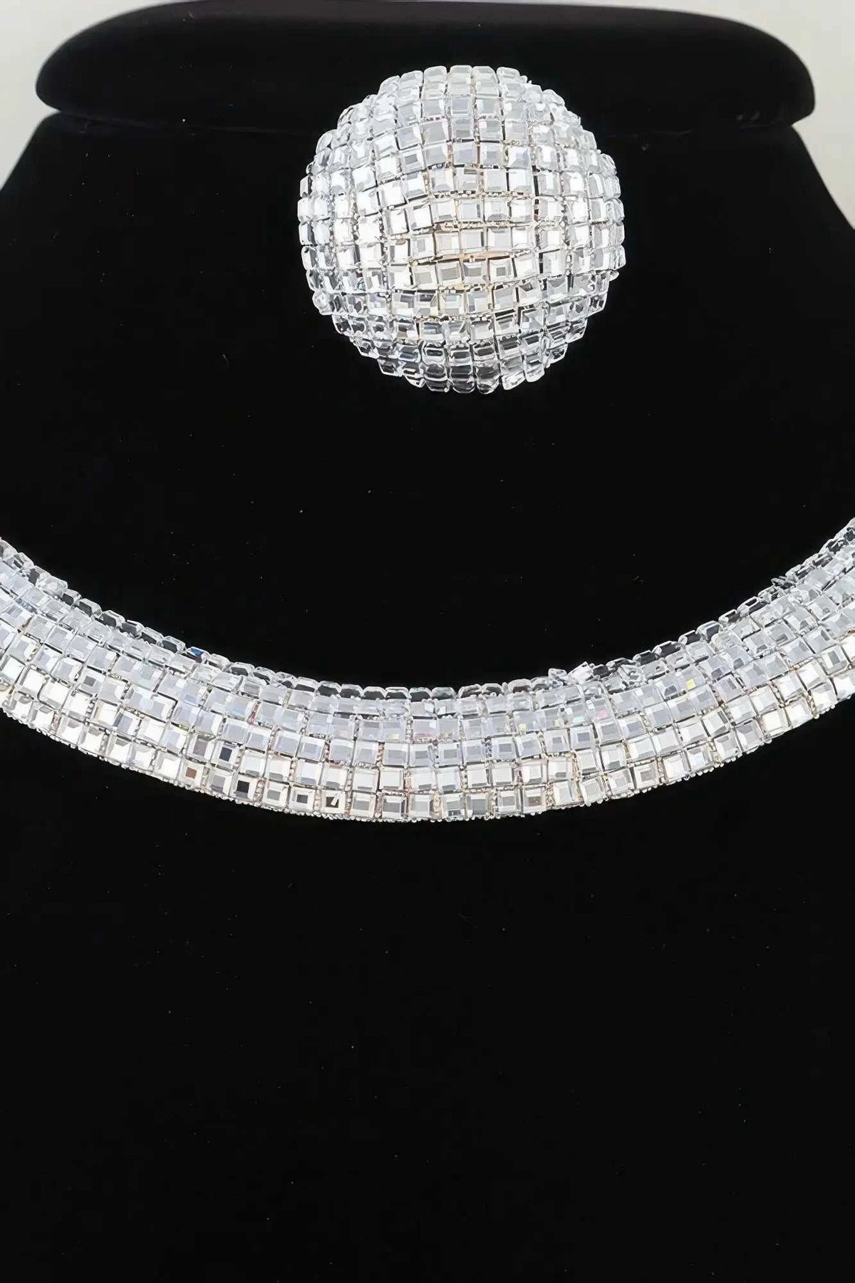 Women's Necklace Set Choker BYMANYC ® New York TRIBECA DISCO - New Collection