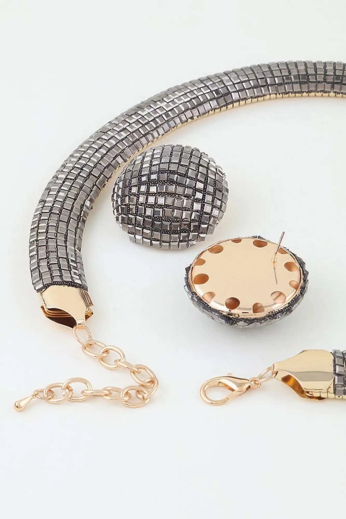 Women's Necklace Set Choker BYMANYC ® New York TRIBECA DISCO - New Collection