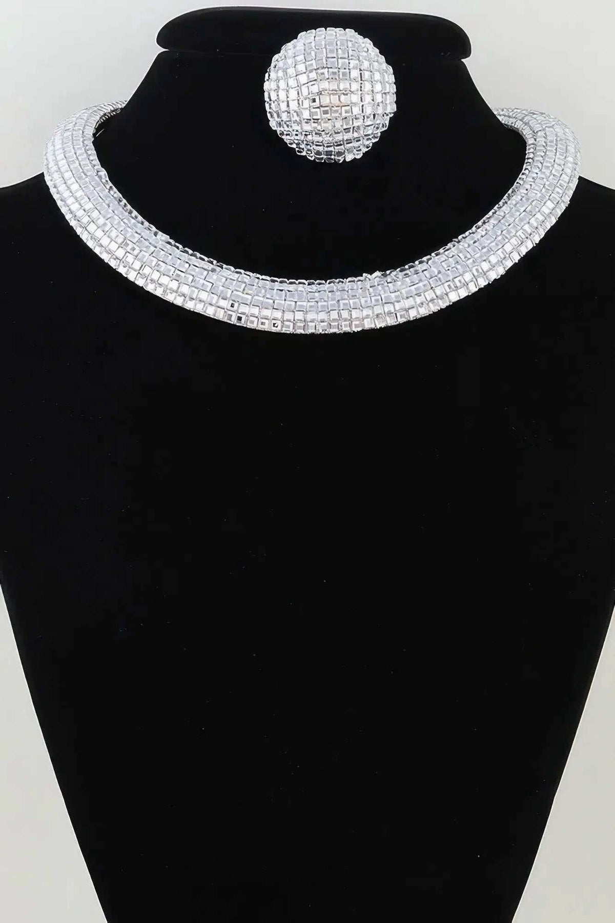 Women's Necklace Set Choker BYMANYC ® New York TRIBECA DISCO - New Collection