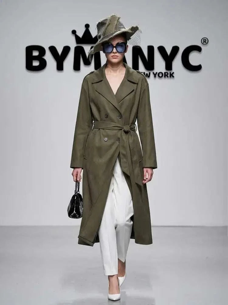 Women's Oversized Belted Trench Coat BYMANYC ® New York CONTEMPORARY VIBRANT MODERN FASHION - New Collection