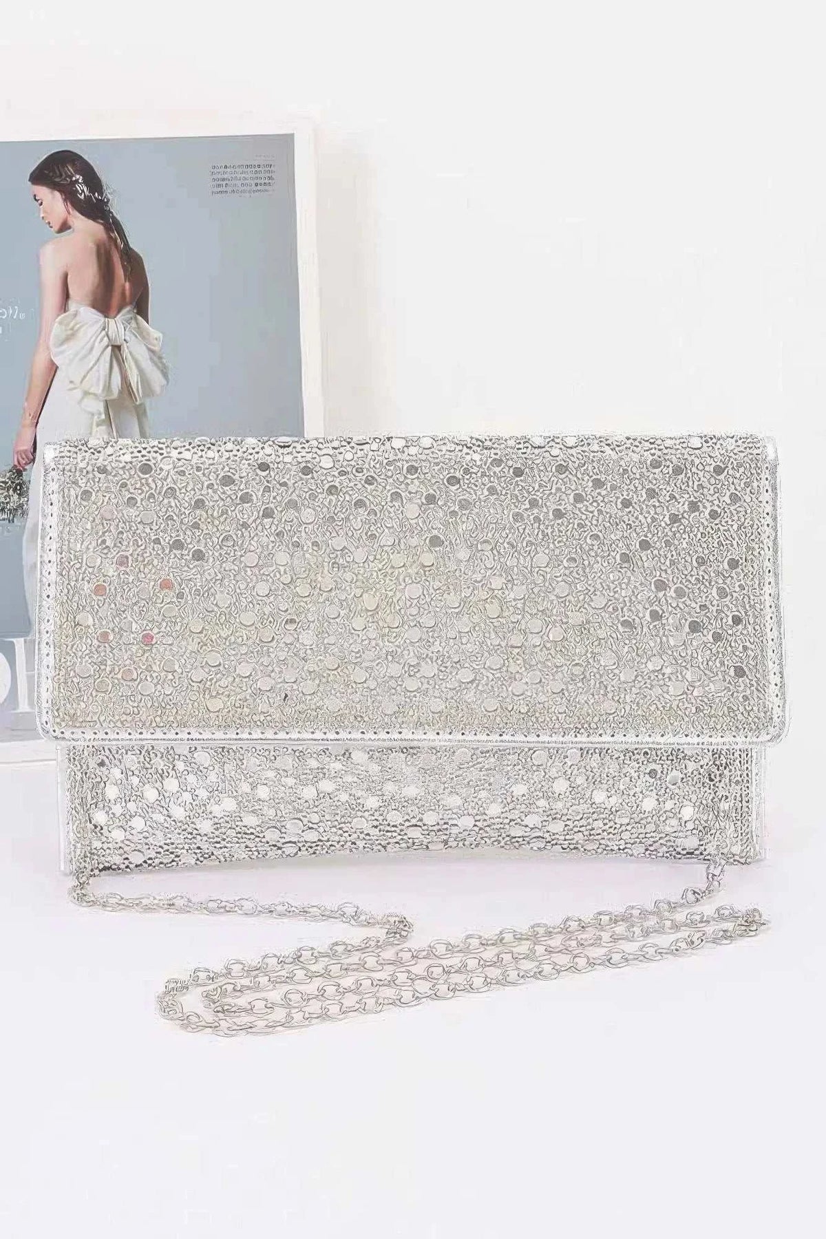 Women's Party Clutch Rhinestone Envelope BYMANYC ® New York SPARKLING ELEGANT EVENING PURSE - New Collection
