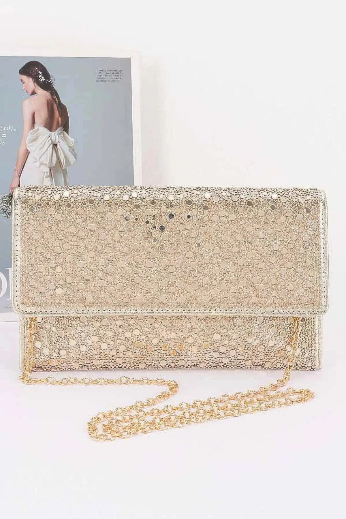 Women's Party Clutch Rhinestone Envelope BYMANYC ® New York SPARKLING ELEGANT EVENING PURSE - New Collection