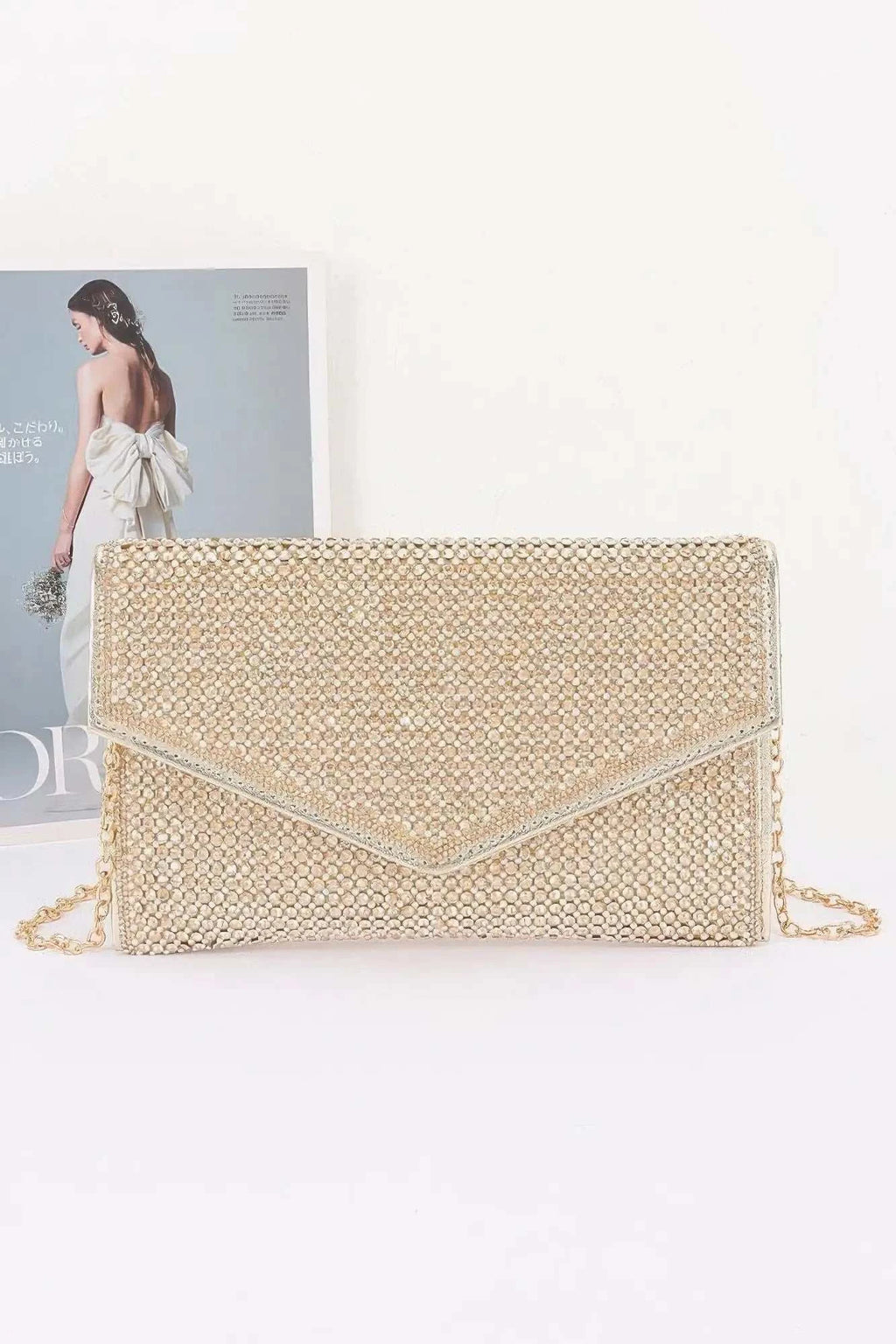 Women's Party Clutch Rhinestone Envelope BYMANYC ® New York SPARKLING ELEGANT EVENING PURSE - New Collection