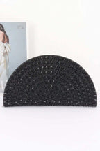 Women's Party Clutch Rhinestone Half Moon BYMANYC ® New York SPARKLING ELEGANT EVENING PURSE - New Collection