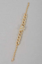 Women's Rhinestone Butterfly Chain Bracelet BYMANYC ® New York CONTEMPORARY VIBRANT MODERN JEWELRY - New Collection