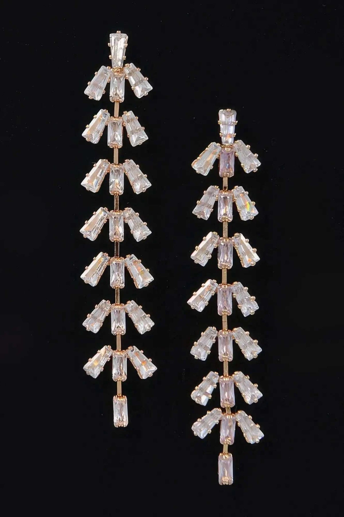 Women's Rhinestone Drop Earrings BYMANYC ® New York CONTEMPORARY VIBRANT MODERN JEWELRY - New Collection