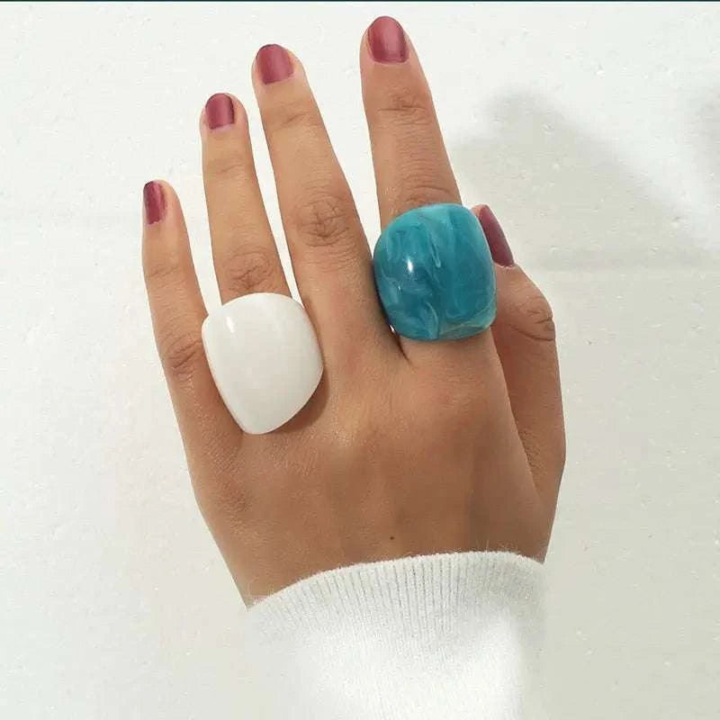 WOMEN'S RING • new collection CHELSEA Resin BYMANYC ® New York