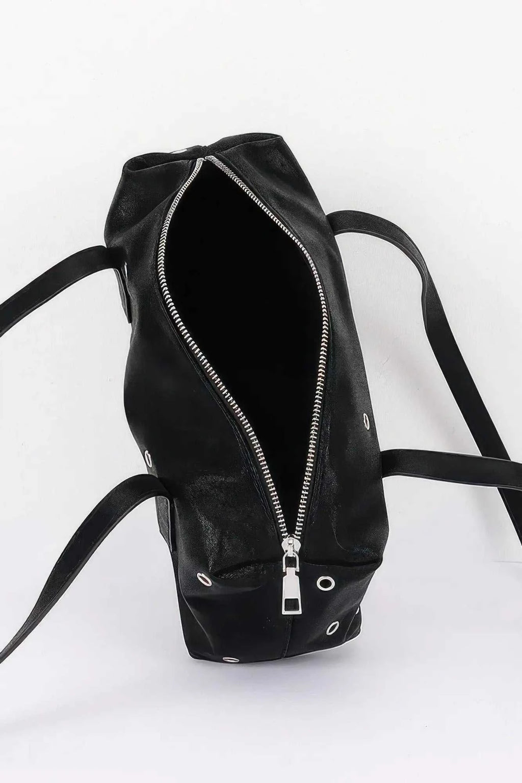 Women's Shoulder Bag Vegan Leather Eyelet Studded Rectangular BYMANYC ® New York CONTEMPORARY HARDWARE STRUCTURED PURSE - New Collection
