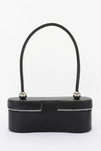 Women's Shoulder Bag Vegan Leather Long Box BYMANYC ® New York CONTEMPORARY SLEEK STRUCTURED PURSE - New Collection