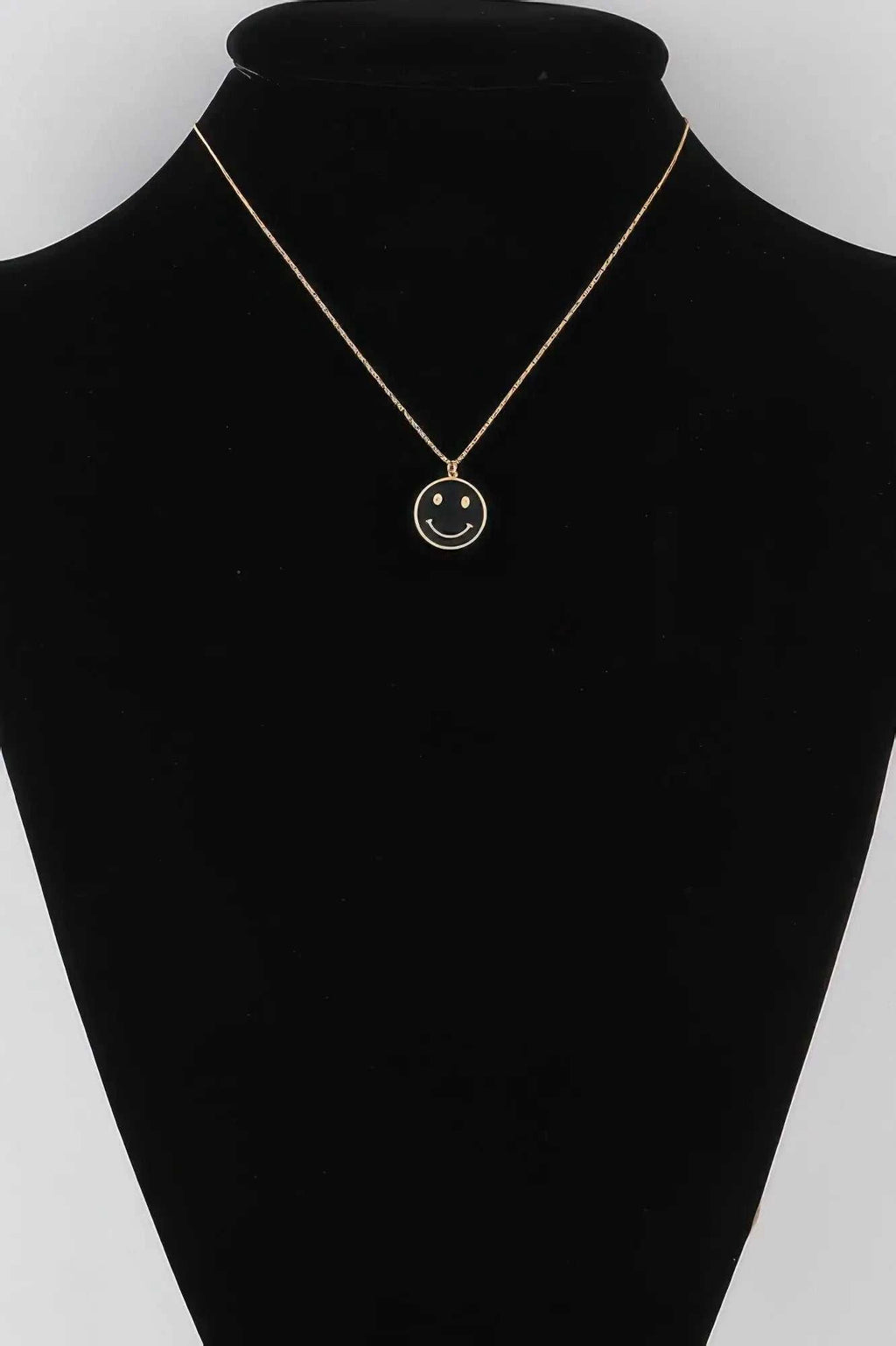 Women's Smiley Face Pendant Necklace BYMANYC ® New York CONTEMPORARY VIBRANT MODERN JEWELRY - New Collection