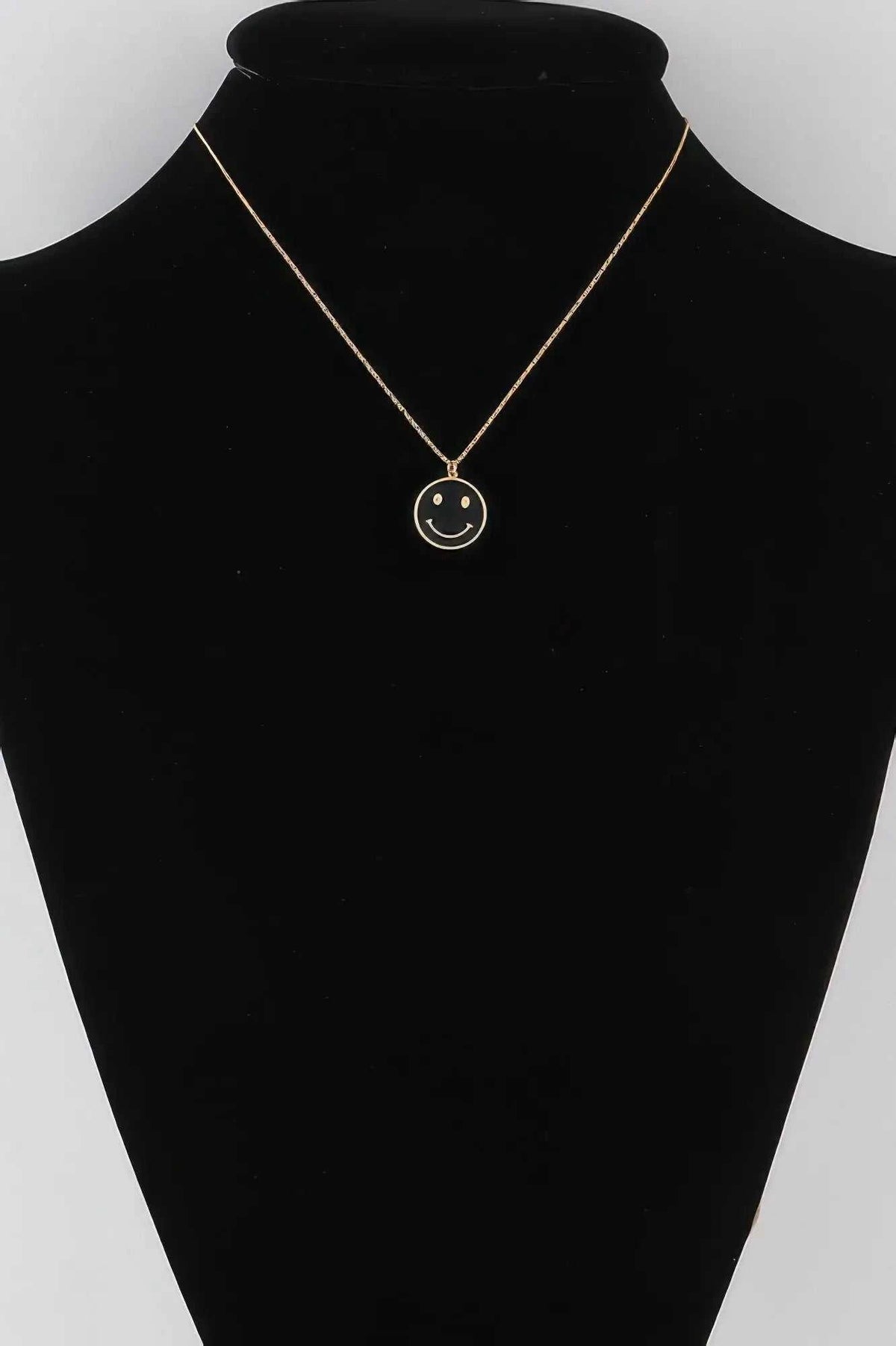 Women's Smiley Face Pendant Necklace BYMANYC ® New York CONTEMPORARY VIBRANT MODERN JEWELRY - New Collection