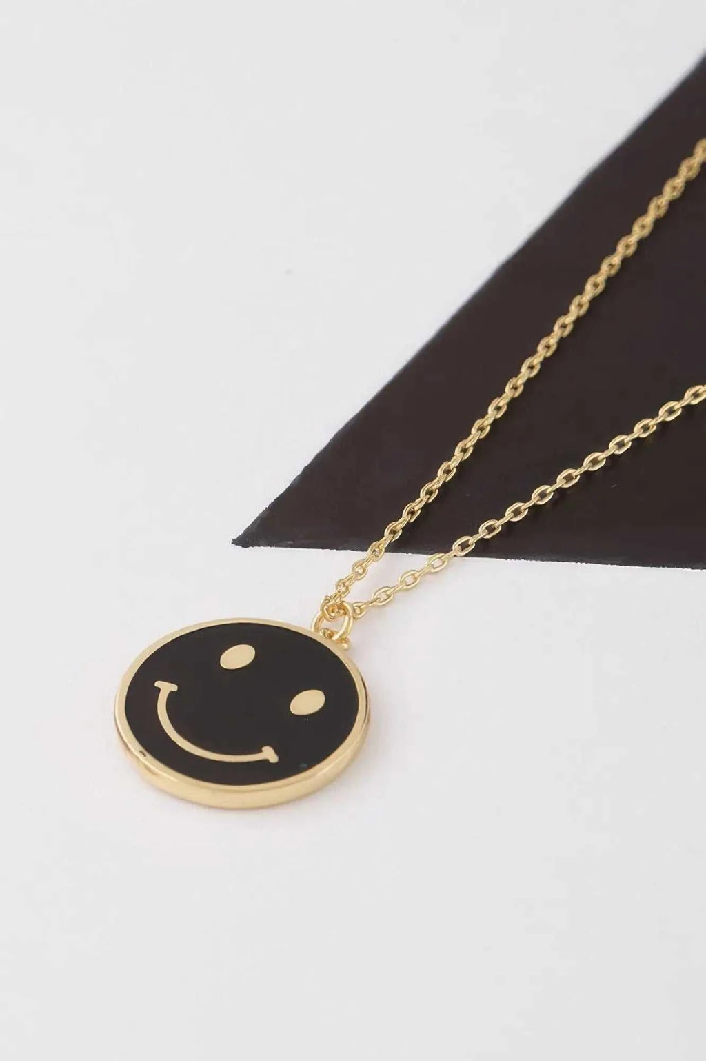 Women's Smiley Face Pendant Necklace BYMANYC ® New York CONTEMPORARY VIBRANT MODERN JEWELRY - New Collection