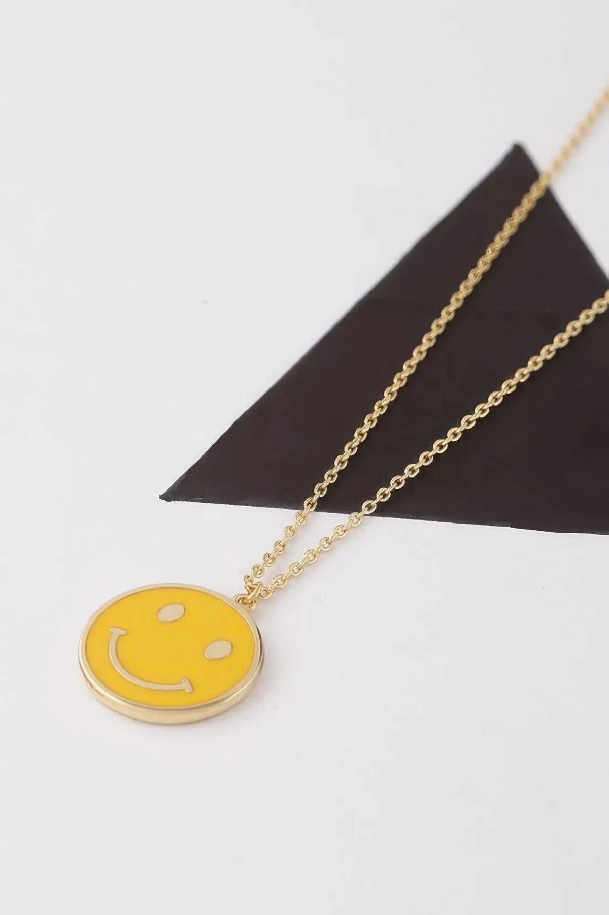 Women's Smiley Face Pendant Necklace BYMANYC ® New York CONTEMPORARY VIBRANT MODERN JEWELRY - New Collection