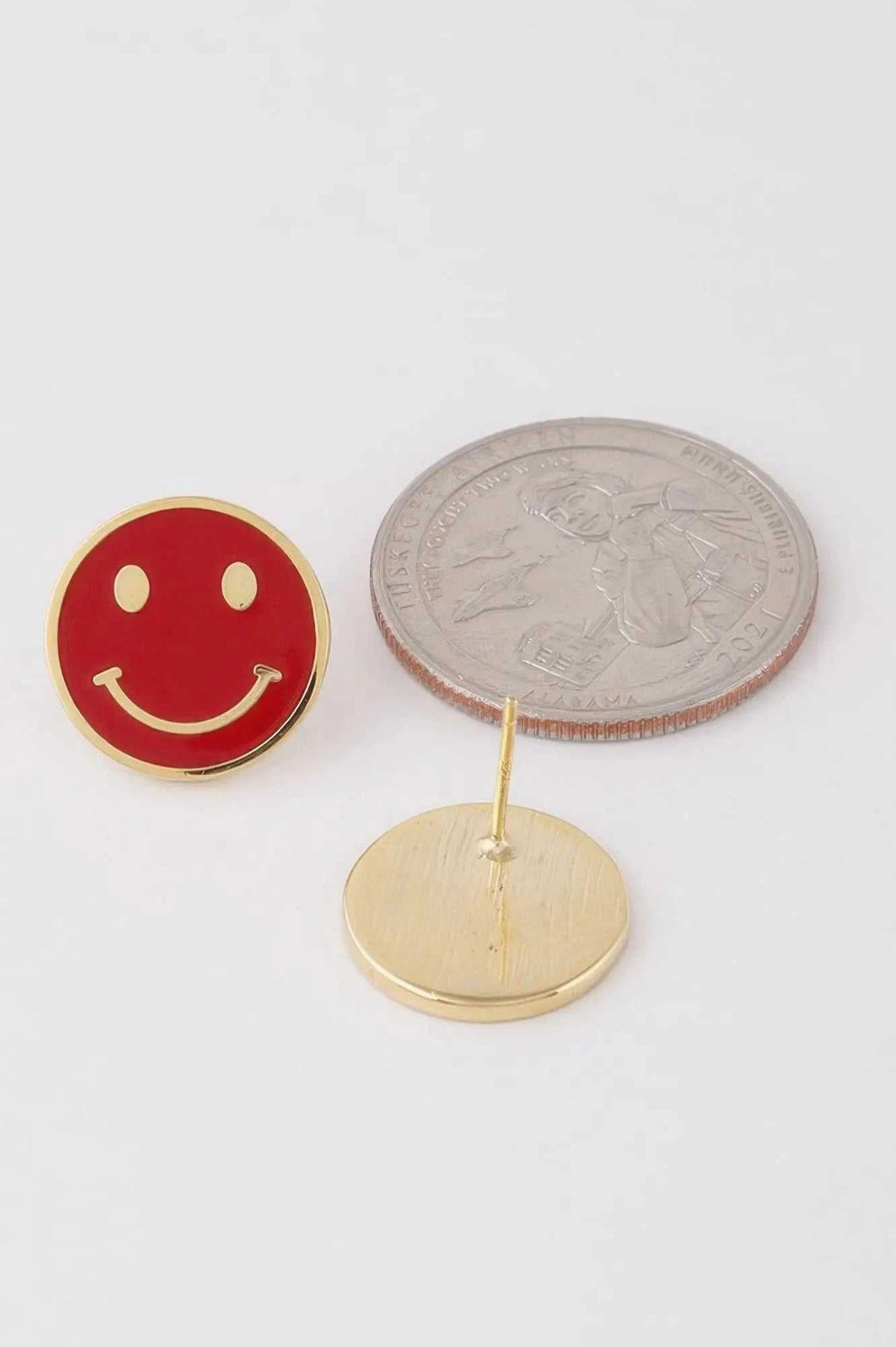 Women's Smiley Face Stud Earrings BYMANYC ® New York CONTEMPORARY VIBRANT MODERN JEWELRY - New Collection