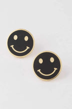 Women's Smiley Face Stud Earrings BYMANYC ® New York CONTEMPORARY VIBRANT MODERN JEWELRY - New Collection