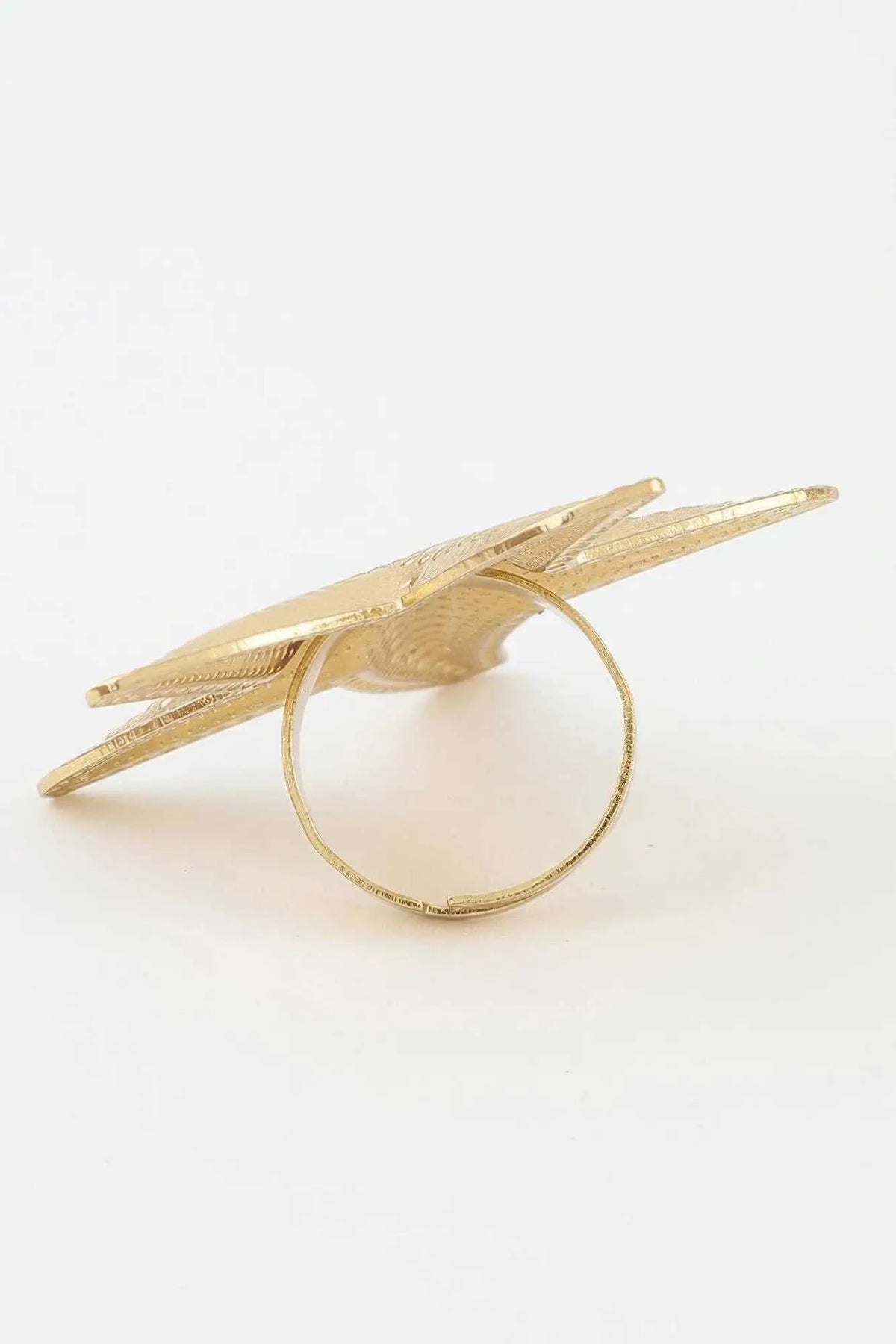 Women's Statement Ring Hammered Scale Starfish BYMANYC ® New York TEXTURED OCEANIC CELESTIAL BAND - New Collection