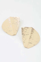 Women's Stud Earrings Hammered Fashion BYMANYC ® New York TEXTURED GEOMETRIC BUTTON EARRINGS - New Collection